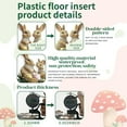 thumbnail image 5 of Ympkerial Easter Yard Sign Set Bunny Garden Stakes Rabbit Lawn Decor with Vintage Metal Finish for Spring Holiday Outdoor Pathway and Porch Decoration, 5 of 9