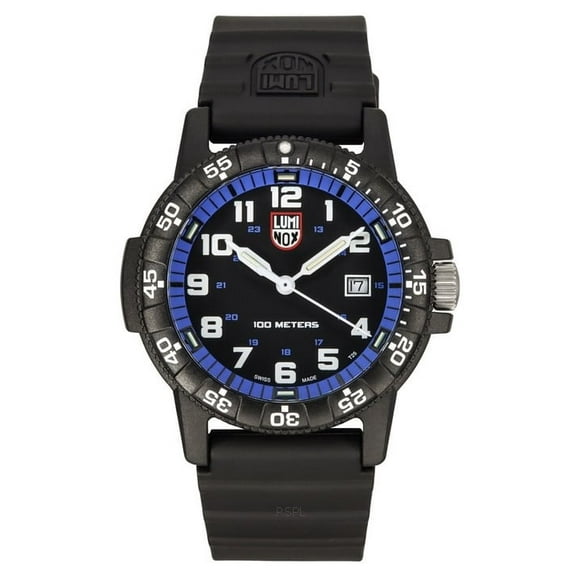 Men's Luminox Leatherback Sea Turtle Giant Black 44mm Watch XS.0324