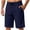 Navy, variant on Men's Casual 7 Inch Shorts Drawstring Summer Beach Stretch Golf Shorts with Pockets Yellow