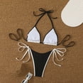 thumbnail image 5 of Warop Women's High-Waisted Drawstring Adjustable Push-Up Bikini Set, Two-Piece Swimsuit for Beach and Vacation, 5 of 6