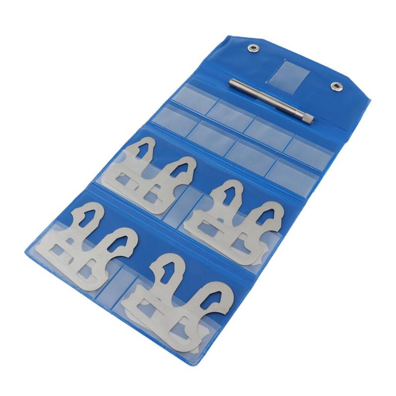 8pieces 9 32 1 2 Inch Radius Gauge Set Machinist Inspection Measuring Tool Hardness Walmart Com