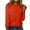 Red, variant on Viikei Long Sleeve Shirts for Women Plus Size Fashion Women Casual Long Sleeve Solid Round Neck Loose T-Shirt Blouse Tops