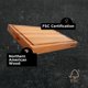 thumbnail image 5 of Tabla De Cortar Grande De Madera De Cerezo - 20 X 16 X 1,5 Pulgadas - Certificación Fsc - Bloque De Carnicero Reversible Con Ranura Para Jugo Para Cortar Carne Y Verduras Jugosas Fácilmente - Tabla De, 5 of 5