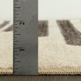 thumbnail image 3 of Mainstays Modern Diamond Soundwave Ivory Gray Indoor Area Rug, 5' x 7', 3 of 7