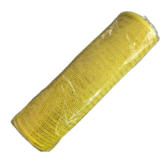 Yesbay Christmas Poly Mesh Ribbon ,Metallic Mesh Ribbon Foil Decorative Mesh Rolls for DIY Wreath Crafts Party Decoration