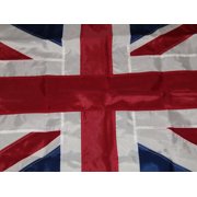 3x5 Embroidered UK United Kingdom Great Britain British Nylon Flag 3'x5' 2 Clips
