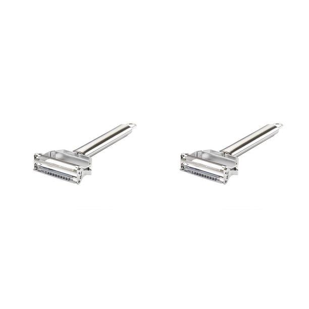 Naiovety Cortador de verduras Manual 2 en 1, herramienta para picar, rebanador de frutas de mano, rallador de zanahorias Manual incisivo seguro de acero Type1 NO1 Naiovety CBP496750