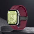 thumbnail image 5 of Correa de silicona Hebilla plegable magnética a prueba de sudor para Huawei Watch Fit 3 Correa, 5 of 5
