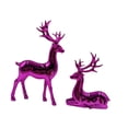 thumbnail image 1 of 2 figuras de reno navideño, artesanías nórdicas, elegante adorno navideño, estatua de ciervo violento, 1 of 9