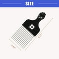 thumbnail image 3 of Vocoste 2 Pcs Metal Hair Pick Metal African Hair Picks Afro Hair Pick Comb for Women and Men 6.61"x2.83", 3 of 6