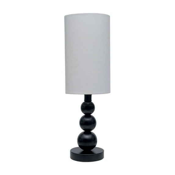 Living Accents 19 in. Satin Table Lamp
