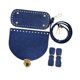 thumbnail image 4 of Conjunto de tejido para bolso de piel sintética, accesorios multifuncionales para bolso bandolera. Azul, 4 of 9
