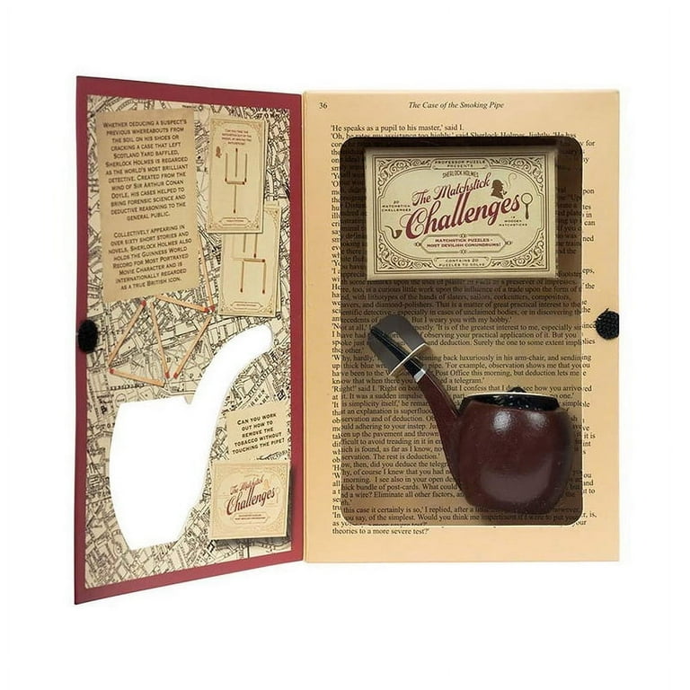 Sherlock Holmes The Case of the Smoking Pipe Brain Teaser Puzzle
