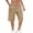 Khaki, variant on Kvture Cotton Linen Shorts for Women Drawstring Elastic Waisted Lightweight Casual Fit Summer Beach Bermuda Shorts with Pockets Navy XXXL