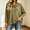 Army Green women high neck long sleeve shirt a1, variant on Bzdzmqm Womens High Neck Long Sleeve Pullover Casual Flowy Tops Solid Basic Loose Tshirts for Fall Winter Trendy Blouses for Work Office Daily Wear, Dark Blue S