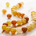 thumbnail image 2 of Bead Landing Yellow Crackled Agate Round Beads, 12 Pack, 2 of 3