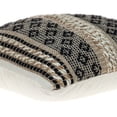 thumbnail image 5 of Nassau Collection Textured Woven Geometric Throw Pillow - 17.75" -  Brown and  Beige, 5 of 7
