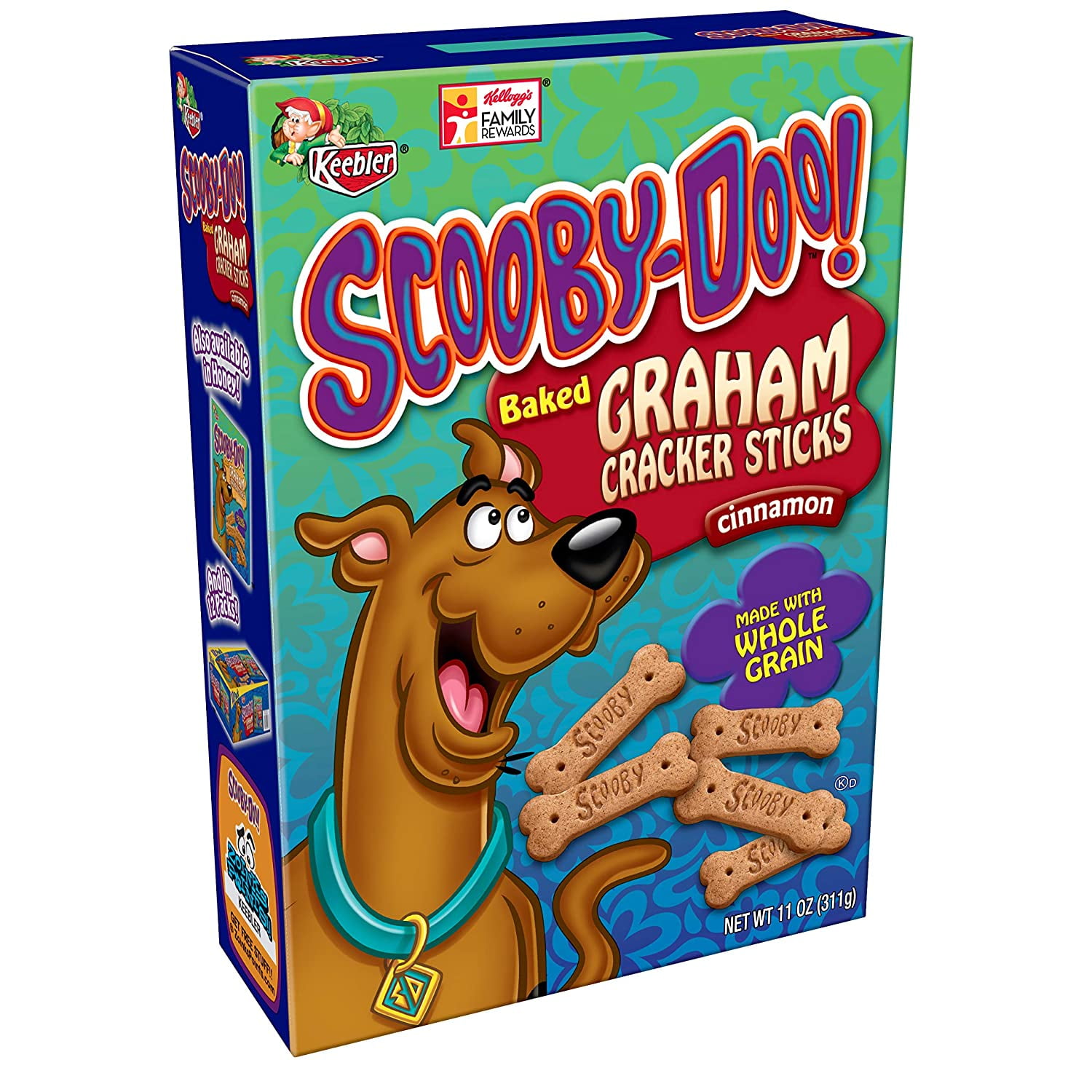 ScoobyDoo! Baked Cinnamon Graham Cracker Sticks
