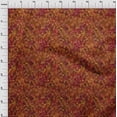 thumbnail image 3 of oneOone Viscose Chiffon Cocoa Brown Fabric Batik Craft Projects Decor Fabric Printed By The Yard 42 Inch Wide, 3 of 4
