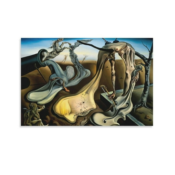 Salvador Dali Print Painting (65) Posters Art Print Wall Photo Paint Poster Hanging Picture Family Bedroom Decor Gift 16x24inch(40x60cm)