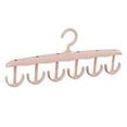 thumbnail image 1 of 5 perchas giratorias, perchas para ropa, organizadores de ropa giratorios de 360 grados, estantes colgantes, para sombreros, bufandas, corbatas, sujet Rosa claro, 1 of 7