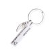 thumbnail image 2 of Sonducket Key Chains English Letters Stainless Steel Father Crafts Hanging Art Key-ring Decorations Pendants Structure Supplies Upgrade Type3 NO3, 2 of 6
