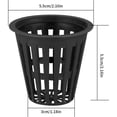 thumbnail image 3 of Macetas de malla hidropónica - Macetas para plantas - Macetas de malla para plantas hidropónicas - Macetas de malla hidropónica de plástico - Aptas para suministros hidropónicos - 50 unidades, 3 of 7
