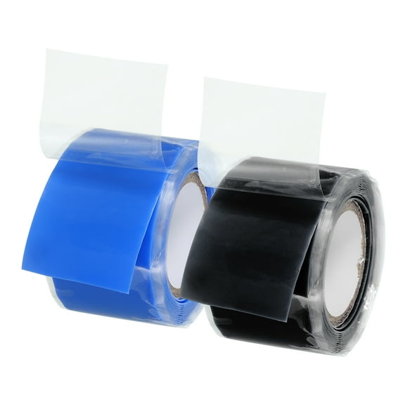 Uxcell Grip Tape  Self-Fusing Silicone Tape 5ft Seal Repair Wrap Tape, Multicolor 2Pcs