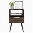 thumbnail image 4 of TUHOME Otom Nightstand - Color Brown - Material Engineered Wood, 4 of 10