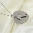 thumbnail image 7 of Couple Jewelry Bracelet Love Heart Lock Bracelet for Key Pendant Necklace Set, 7 of 7