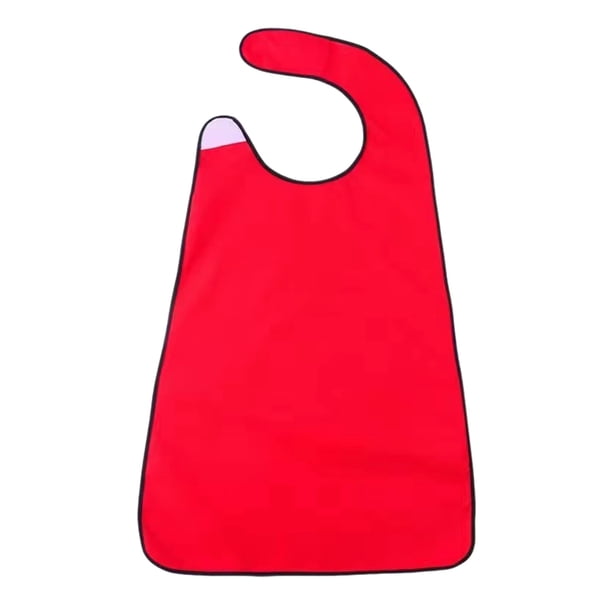Manta para sofá, babero para adultos, hombres y mujeres, paño de comer para personas mayores y discapacitadas, babero ajustable, protectores de ropa, baberos de algodón lavables.