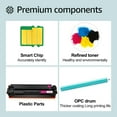 thumbnail image 3 of greencycle Compatible Toner Cartridge Replacement for Canon 054 CRG054 Toner 4 packs Set Works on Color imageCLASS MF642Cdw MF644Cdw MF641Cdw MF644Cdw LBP622Cdw Printer - Black Cyan Yellow Magenta, 3 of 8