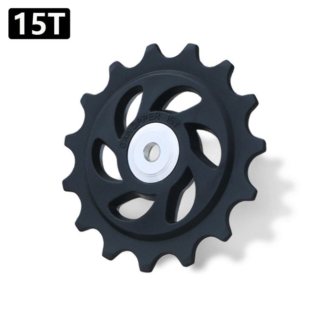 GLFILL Roues de Dérailleur Arrière de Vélo 10-18TMB pour Vélos Hybrides Guide Rouleau Accessoires de Vélo de Route 15T