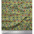 thumbnail image 1 of Soimoi Coton Jersey Point, Croix Signe & Carré Géométrique Tissu Imprimé par Yard 58 Pouces de Large, 1 of 3