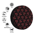 thumbnail image 4 of Naloa Red Snake PVC Leather Spare Tire Wheel Cover for Car Truck SUV Camper Trailer Universal Fit many size15 inch, 4 of 6