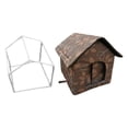 thumbnail image 4 of Refugio para gatos callejeros, casa para mascotas al aire libre, impermeable, Oxford, cueva para gatitos, cama desmontable para mascotas, nido para ga 50cmx42cmx47cm, 4 of 8