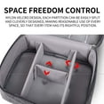 thumbnail image 5 of Electronic Organizer Travel Case, Multi-Function Cable Storage Bag for Power Bank, Headphones, Charger, with Zipper Pockets and Elastic Bands, Water-Resistant Tech Pouch, 5 of 8