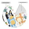thumbnail image 4 of Lsque Bluey Print Christmas Tree Skirt, Tree Skirt with Ties or Velcro, Perfect for Holiday Decorations, Halloween, and New Year-30", 4 of 7