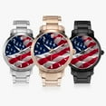 thumbnail image 4 of American Flag Steel Strap Automatic Watch (With Indicators), 4 of 26