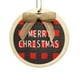 thumbnail image 2 of Classic Red Christmas Ornaments Christmas Tree Decoration Wooden Christmas Pendant, 2 of 3