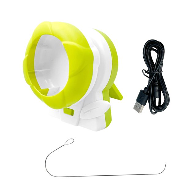 Máquina para hilar cuentas de arcilla, para hacer joyas, herramienta para ensartar, regalo artesanal, máquina eléctrica para hilar cuentas, para hacer Verde