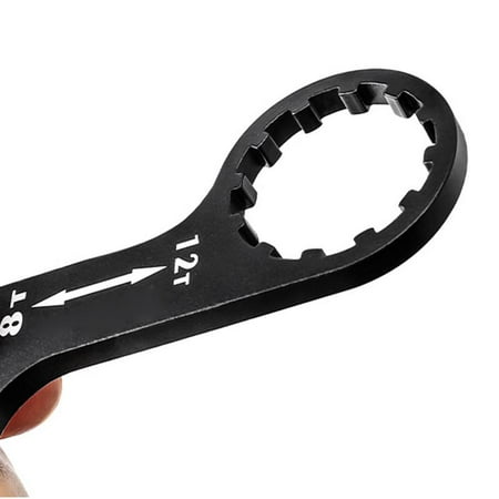 

Famure Front Wrench 1 Piece Aluminum Alloy Cap Removal and Installation Wrench Spanner Tool Bicycle Repair Tool 4.13*0.18inch for XCR/XCT/XCM