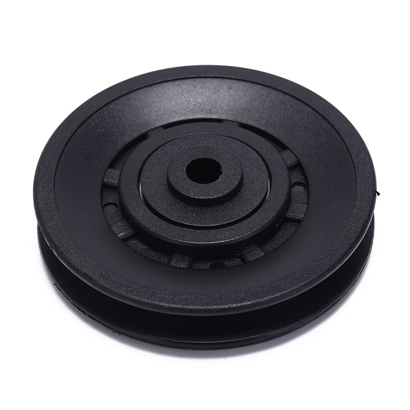 1pc 90mm Black bearing pulley Wheel cable Gym equipment part wearproof Gym kitpa 