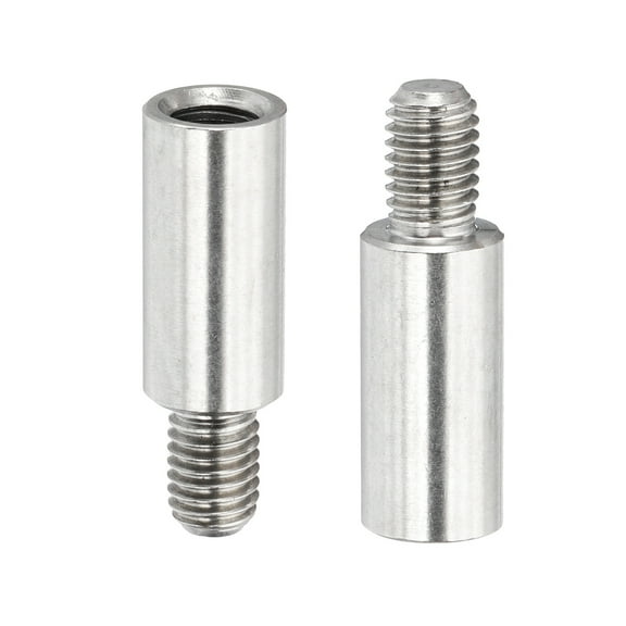 M8x25 12mm Album Scrapbook Extension Posts Extension Screw, 2Pcs Stainless Steel Extension Post Replacements for Binding Extending Refillable Scrapbook Photo Album Craft DIY