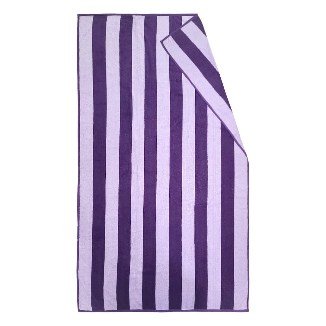 Kaufman - Premium 2-Pack Velour Oversized Double Jacquard Reversible 750 GSM Beach, Pool Towel, Plush Towel, 40in x 70in, Luxurious 100% Cotton (Pnk/UNI)