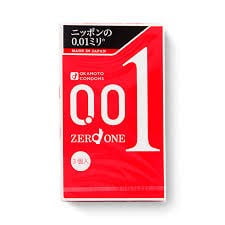 Okamoto 0.01 Zéro Un 3pcs