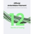 thumbnail image 3 of AnkerMake PLA+ 3D Printing Filament, AnkerMake Official Filament, 2-Pack, 4.4 lb / 2 kg (New Black, PLA), 3 of 7