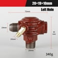 3 Port Iron Male Thread Check Valve Connector Tool For Air Compressor