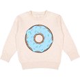 thumbnail image 2 of Inktastic Blue Donut with Sprinkles Toddler Sweatshirt, 2 of 4