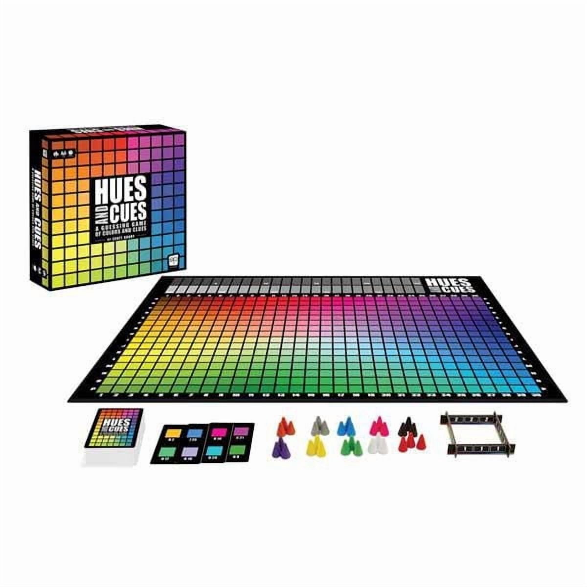 USAopoly Hues and Cues Board Game, AGE: 8+<br>3-10 Players<br>30+ Minutes